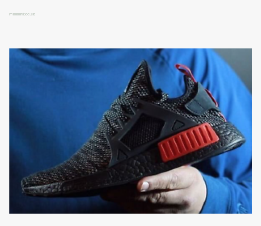 New 2017 Nmd White Red Black - Nmd Xr1 Black Red, HD Png Download, Free Download