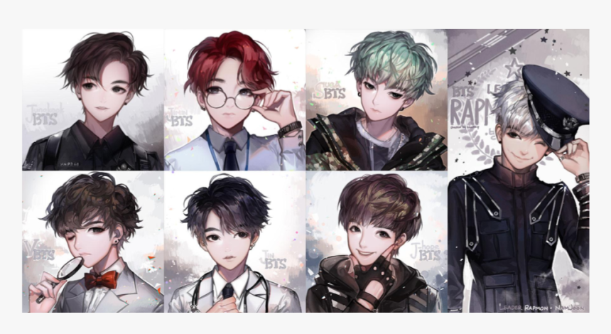 Bts Anime, HD Png Download, Free Download