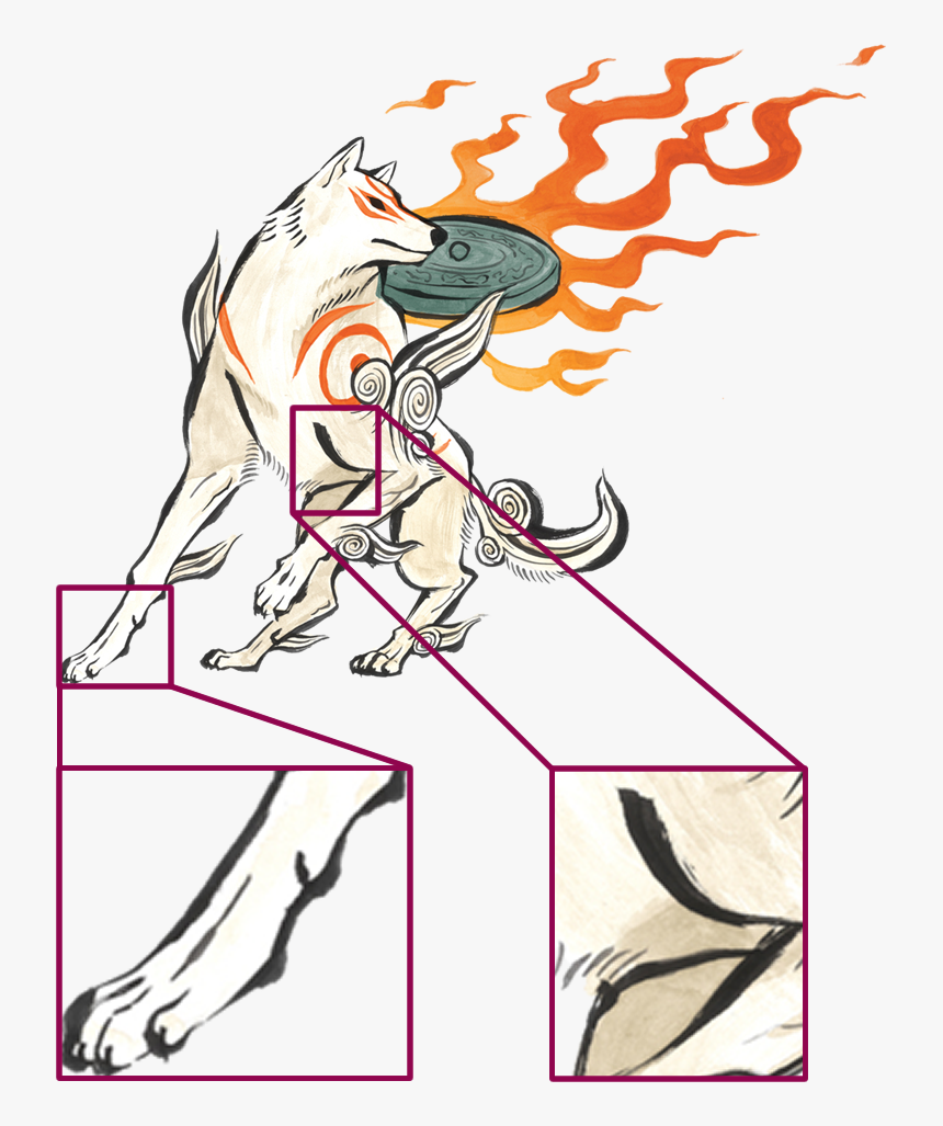 Okami Amaterasu, HD Png Download, Free Download