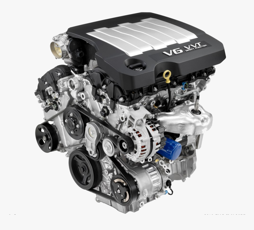 Car Engine Png Image - Gmc Terrain 2010 Engine, Transparent Png, Free Download