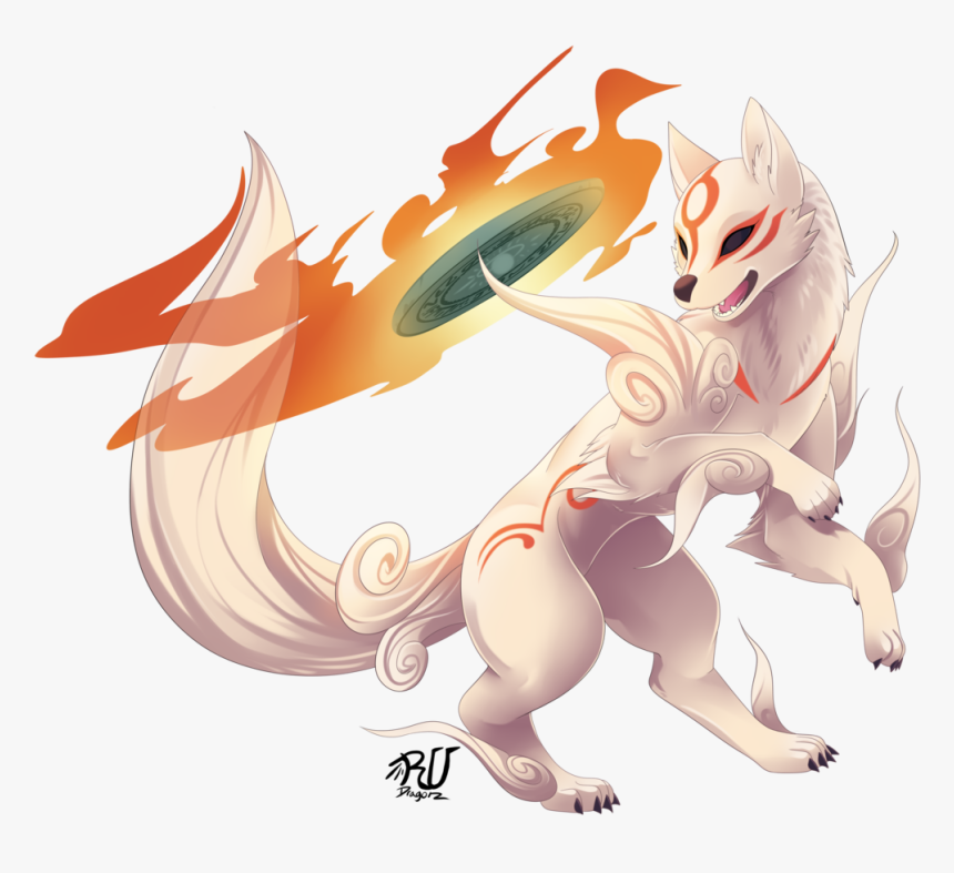 Amaterasu - Amaterasu Fan Art, HD Png Download, Free Download