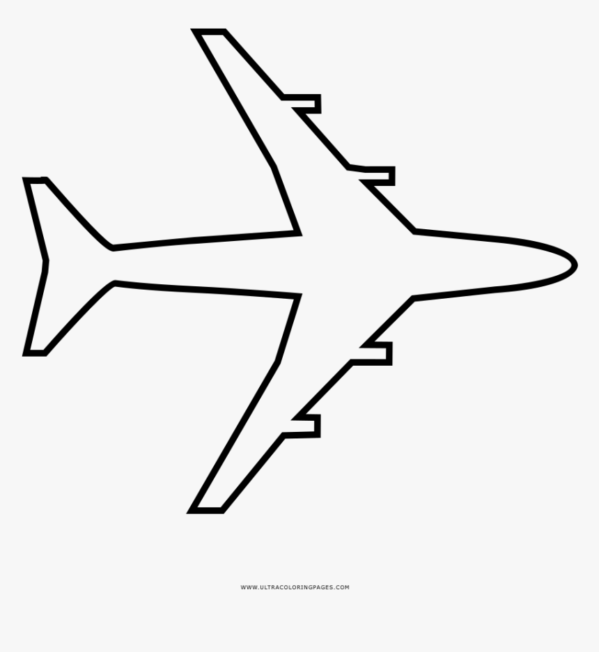 Airplane Coloring Page - Avião Tumblr Png, Transparent Png, Free Download