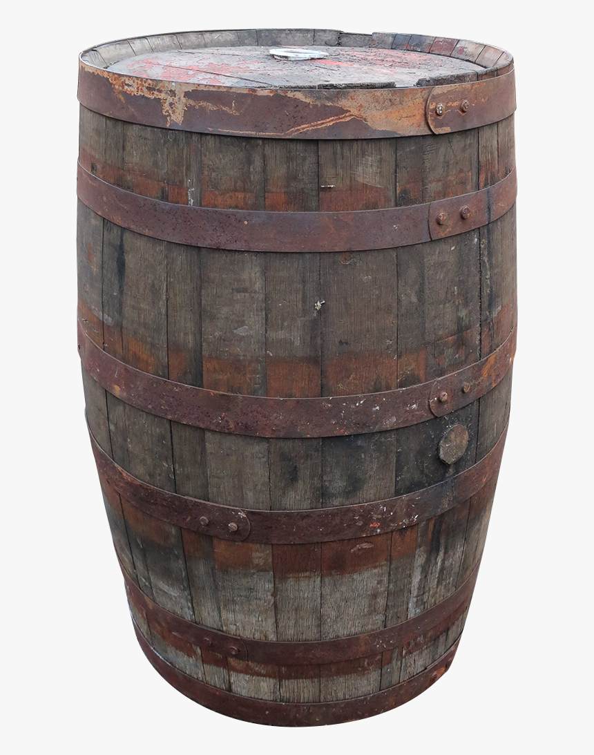 Full Whiskey Barrel Planter - Rust, HD Png Download, Free Download