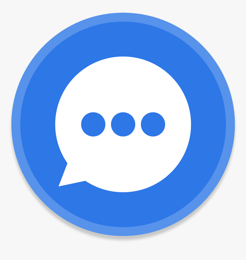 Messages 2 Icon - Facebook Messenger Round Icon, HD Png Download, Free Download