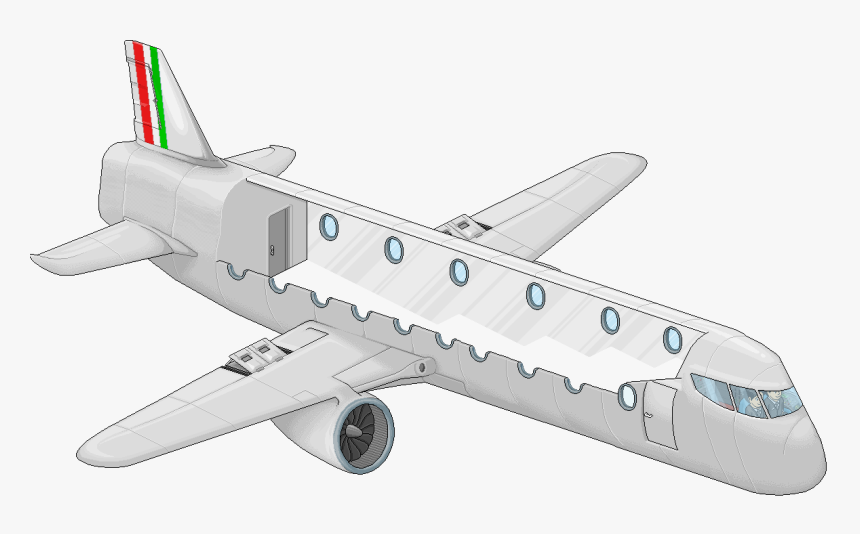 Aereo 1 1 - Habbo Hotel Plane, HD Png Download, Free Download