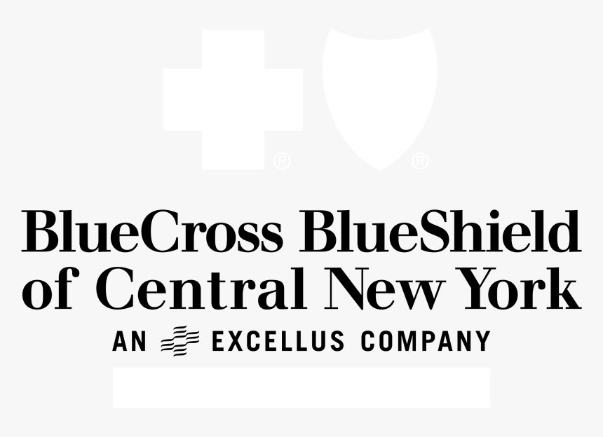 Bluecross Blueshield Of Central New York Logo Black - Blue Cross Blue Shield, HD Png Download, Free Download