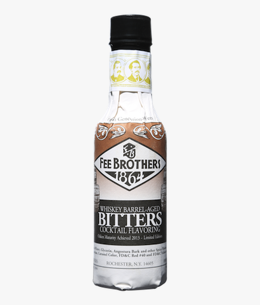 Fee Brothers Whiskey Barrel Aged Aromatic Bitters 150ml - Glass Bottle, HD Png Download, Free Download