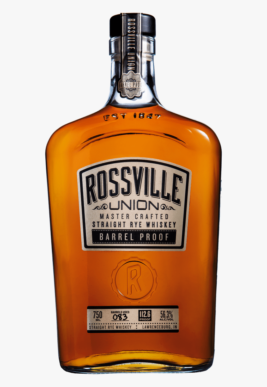 Rossville Union Barrel Proof Rye Whiskey, HD Png Download, Free Download