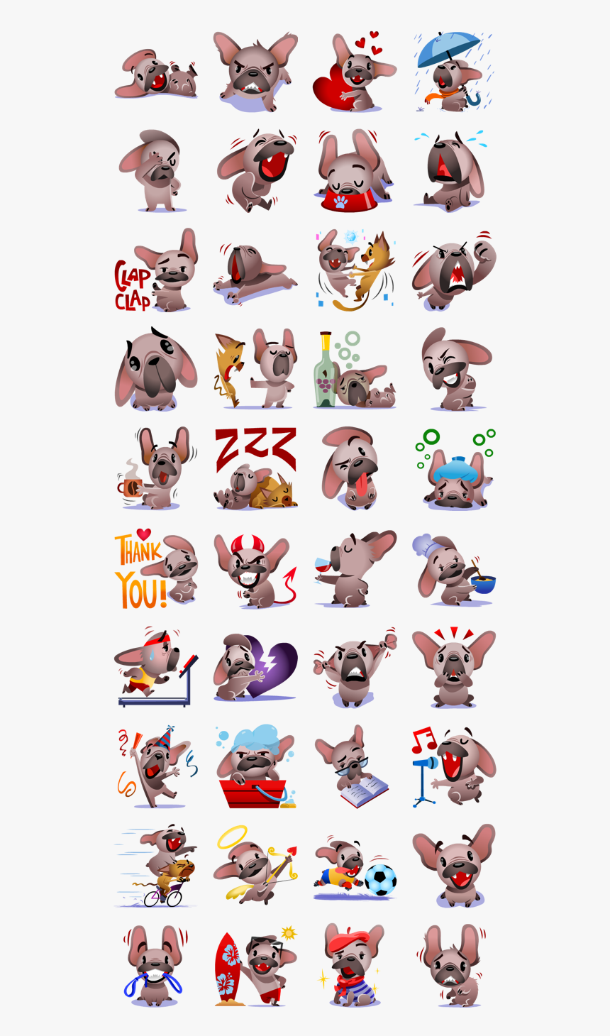 Mugsy Facebook Stickers - Emojis Stickers Facebook Mugsy, HD Png Download, Free Download