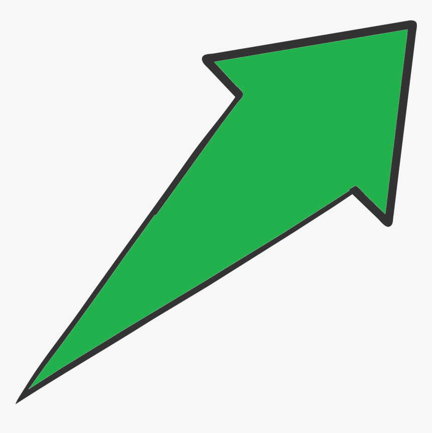 Https - //storage - Googleapis - Arrow Top Right Green, HD Png Download, Free Download