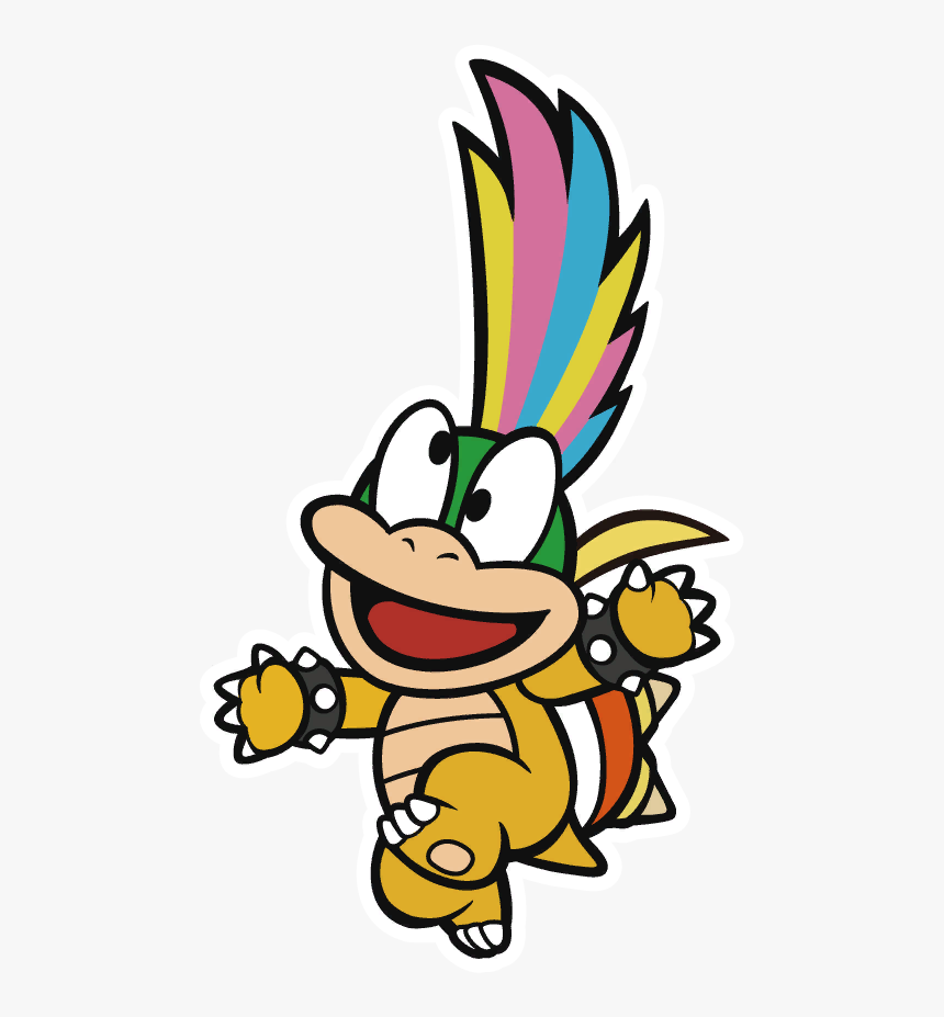 Paper Mario Wiki - Lemmy Koopa Paper Mario Color Splash, HD Png Download, Free Download