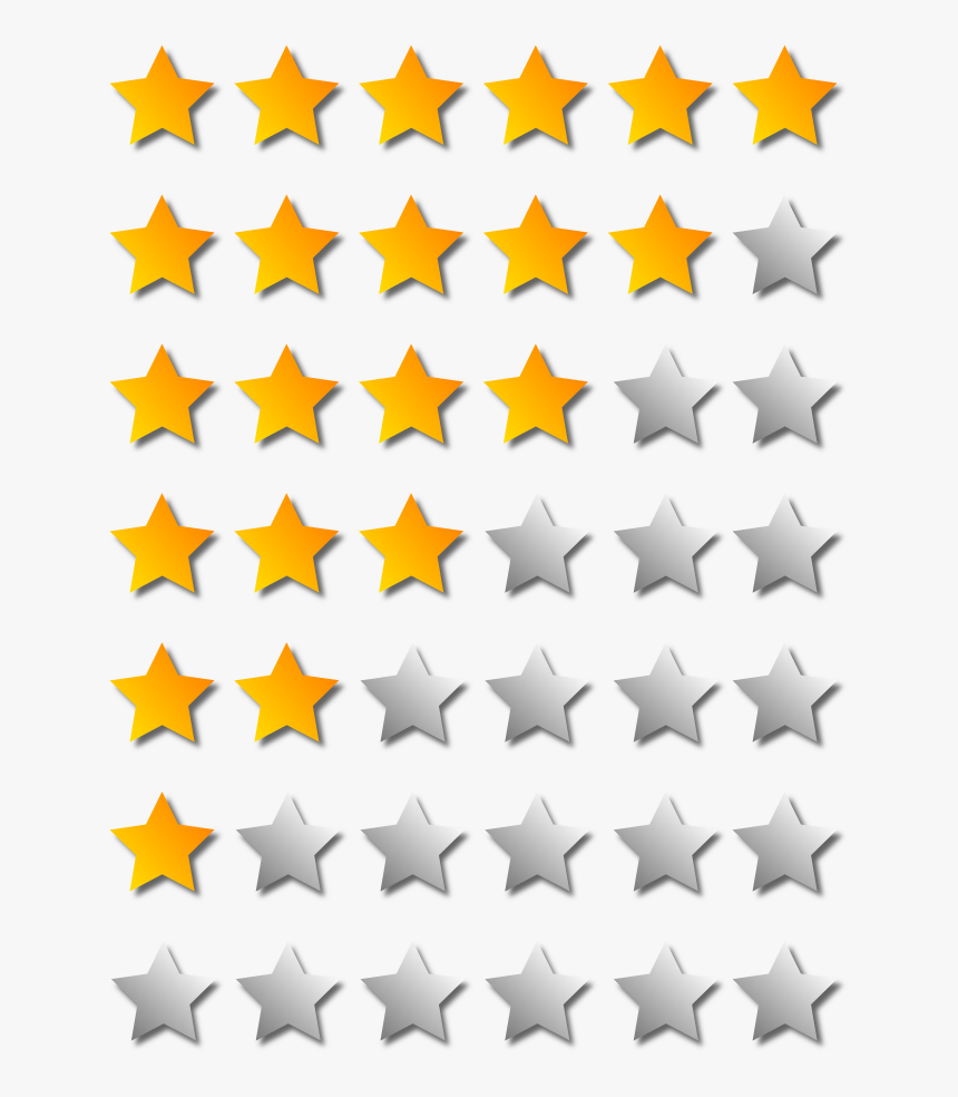 6 Star Rating System The World Of Tim Graphic Transparent - Rating Star Png Free Download, Png Download, Free Download