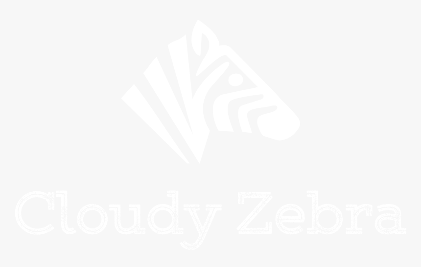 White Logo For Cloudy Zebra Seo - 3d Systems Logo Png, Transparent Png, Free Download