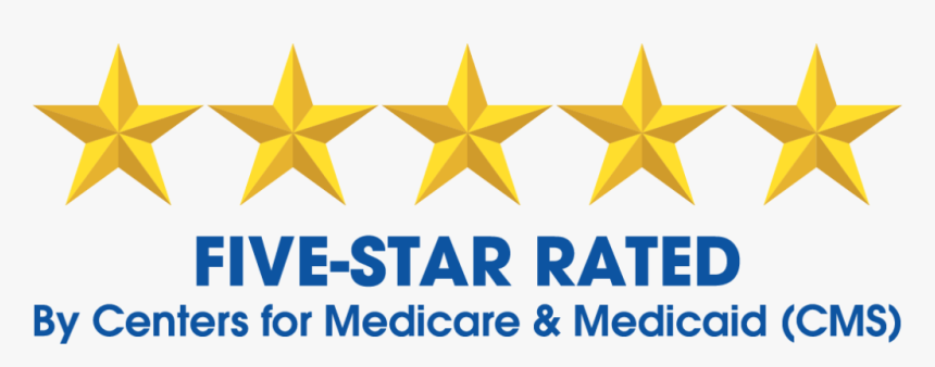 Five Star Rated By Centers For Medicare And Medicaid, HD Png Download, Free Download