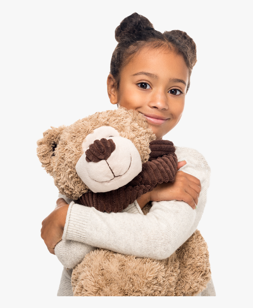 Kid Hugging Teddy Bear, HD Png Download, Free Download