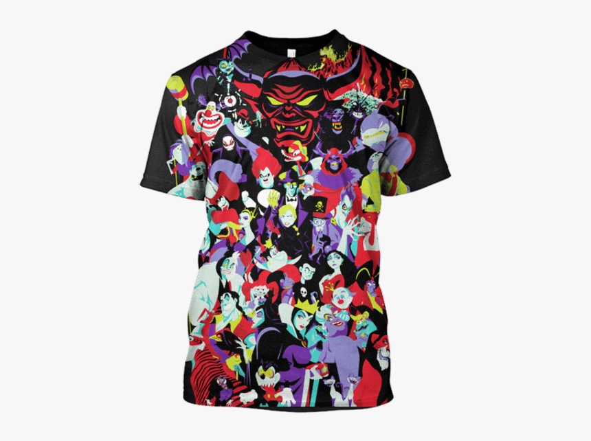 Gearhuman 3d Villains In Disney Cartoons Hoodies - 3d Hoodies Disney, HD Png Download, Free Download