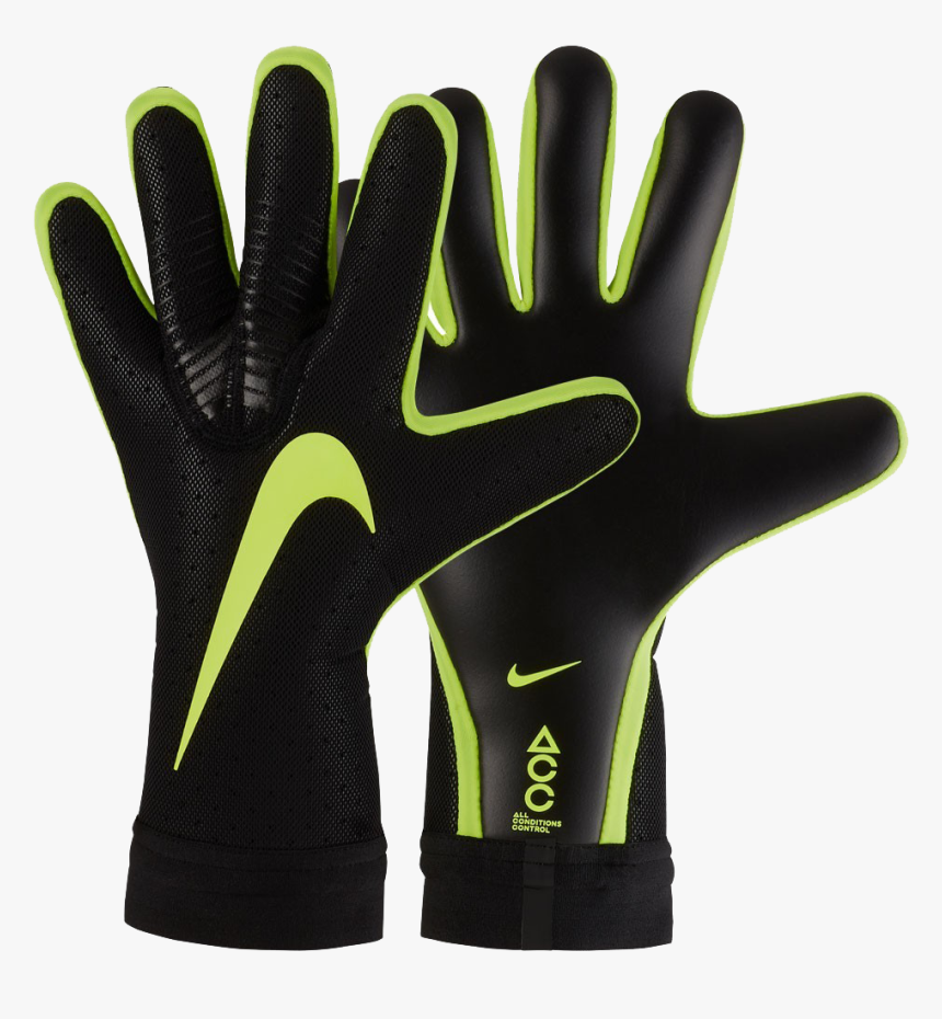 Goal Keeping Glove Png Transparent Background - Nike Mercurial Goalkeeper Gloves, Png Download, Free Download