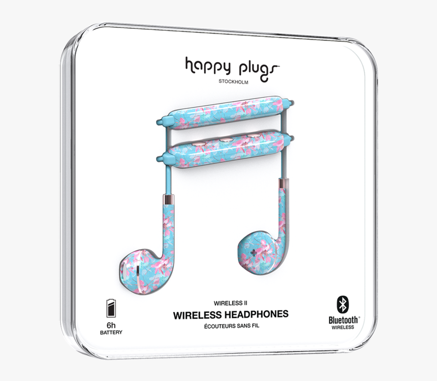 Wireless Ii - Botanica Exotica - Happy Plugs Ear Piece Ii Matte Gold, HD Png Download, Free Download