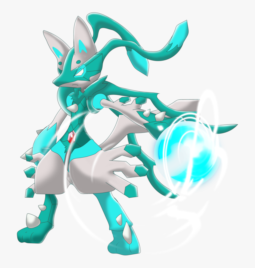 Shiny Lugarde M Lucario Zygarde Fusion By Jordanqv-db0acr3 - Zygarde Shiny Lucario, HD Png Download, Free Download