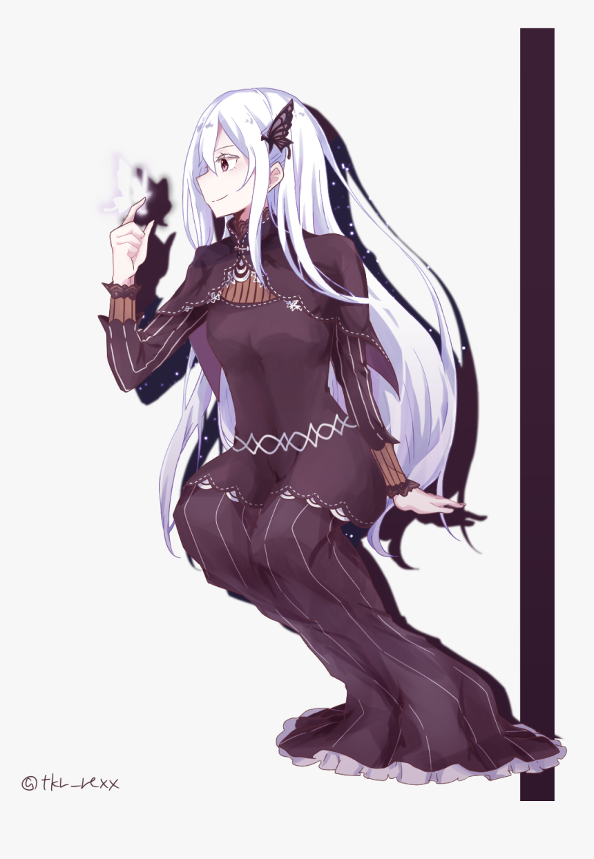 Re Zero Echidna Fanart, HD Png Download, Free Download