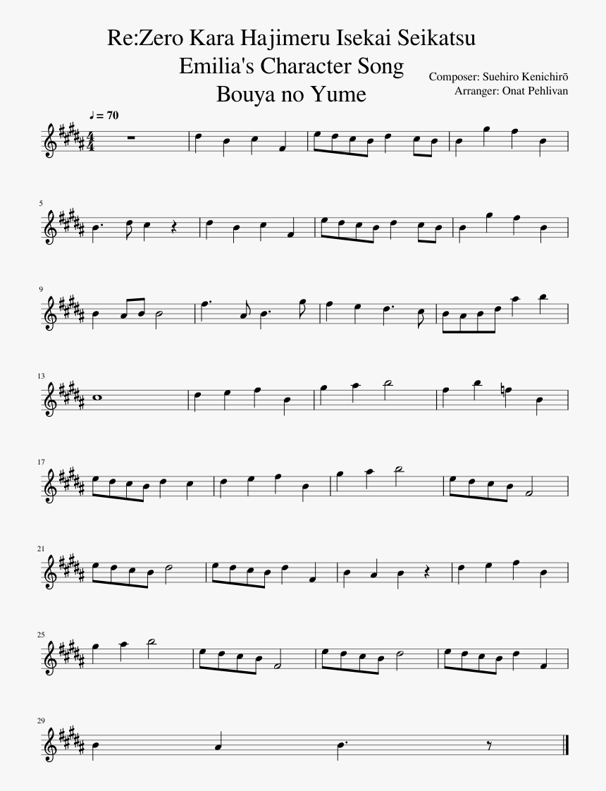 Renai Circulation Violin Sheet Music, HD Png Download, Free Download