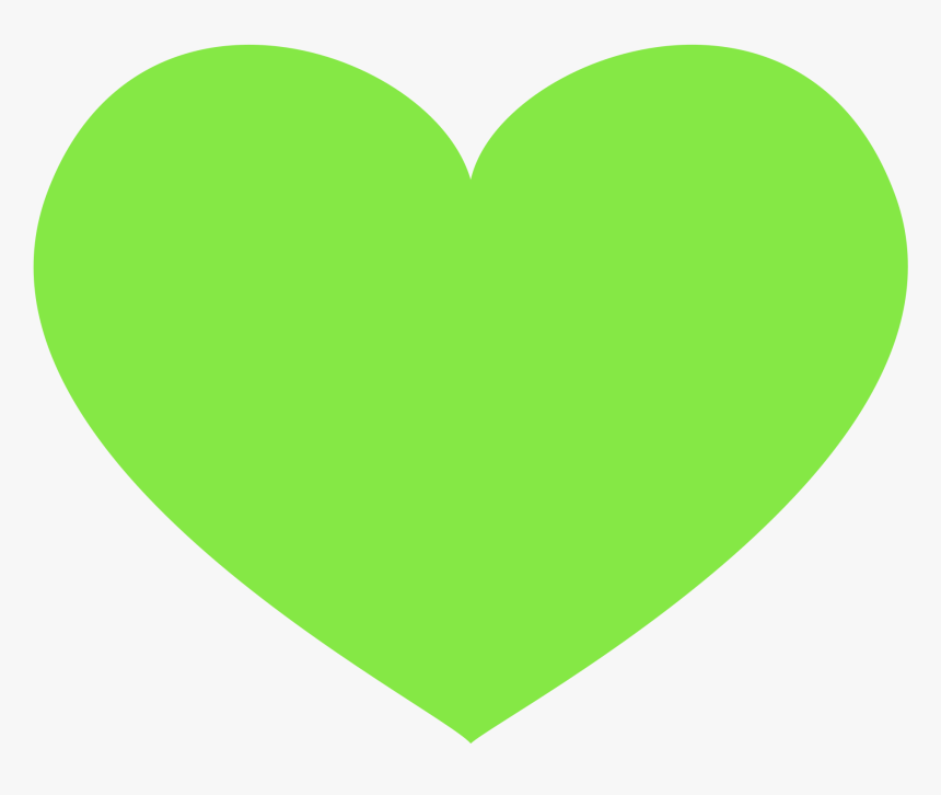 Twitter Heart Emoji Png , Png Download - Green Heart Icon, Transparent Png, Free Download