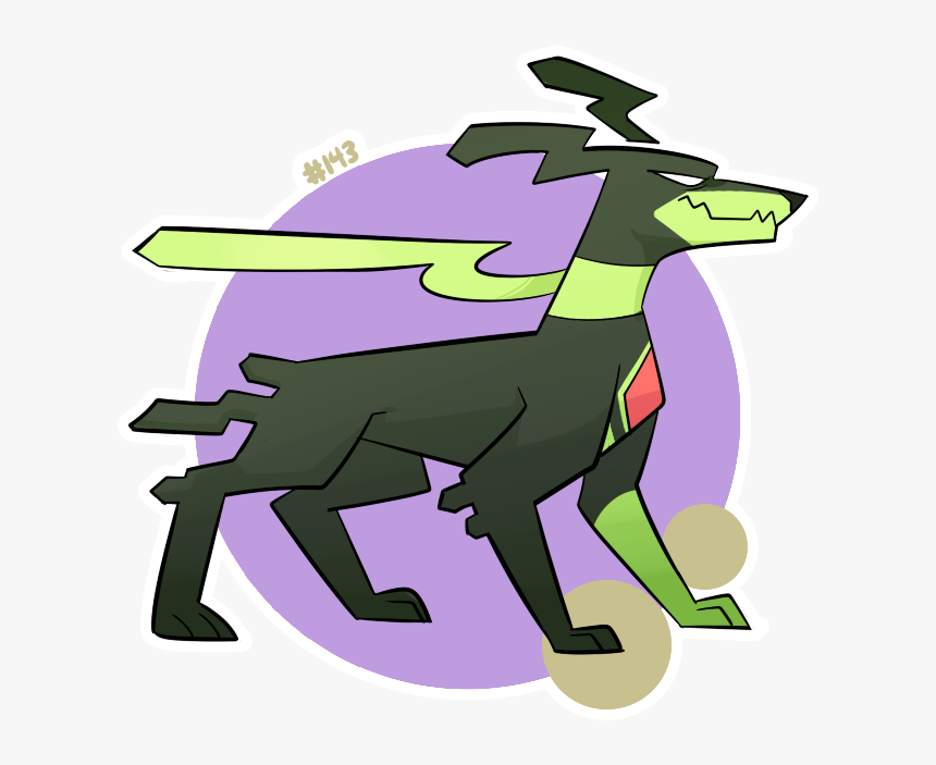 Mametyramon - 
“ - - Day 143 - Zygarde 10% Forme
” - Dog Catches Something, HD Png Download, Free Download