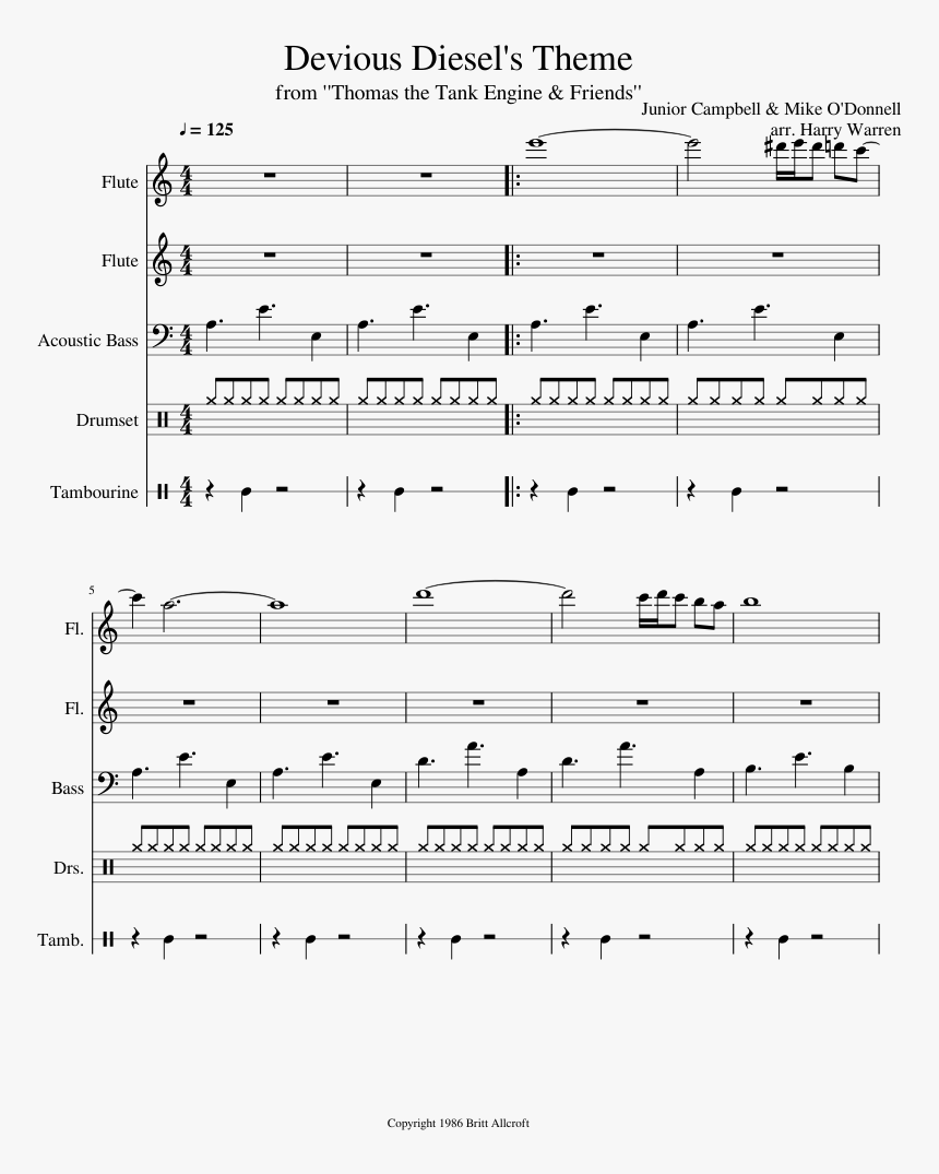 Wii Flute Sheet Music, HD Png Download, Free Download