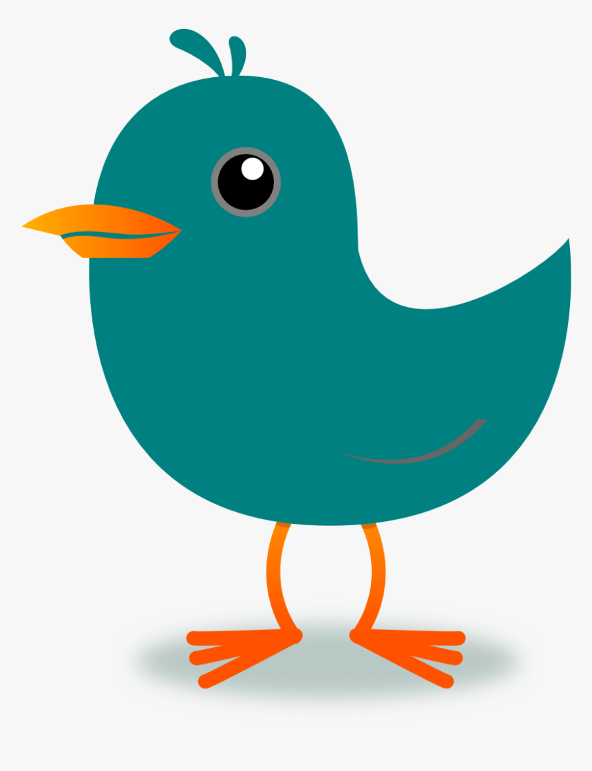 Teal Clipart - Bird Singing Clipart Gif, HD Png Download, Free Download