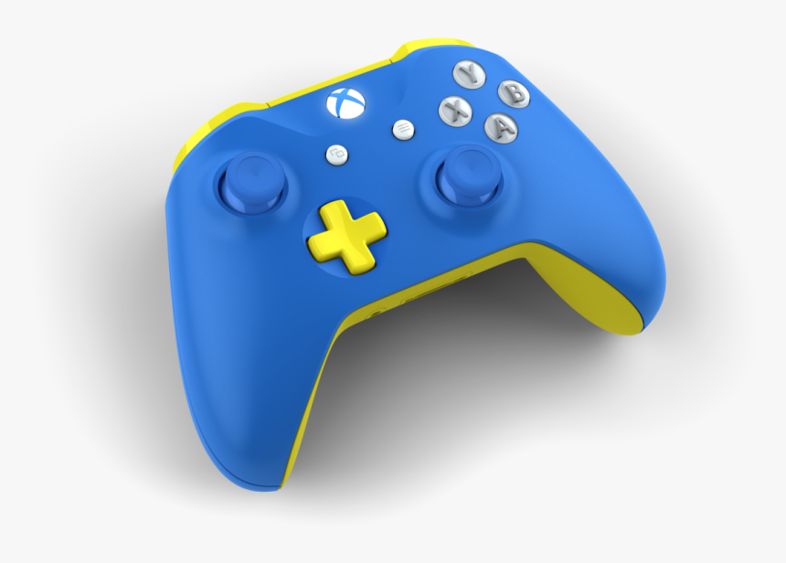 Transparent Vault 111 Png - Blue And Yellow Xbox One Controller, Png Download, Free Download