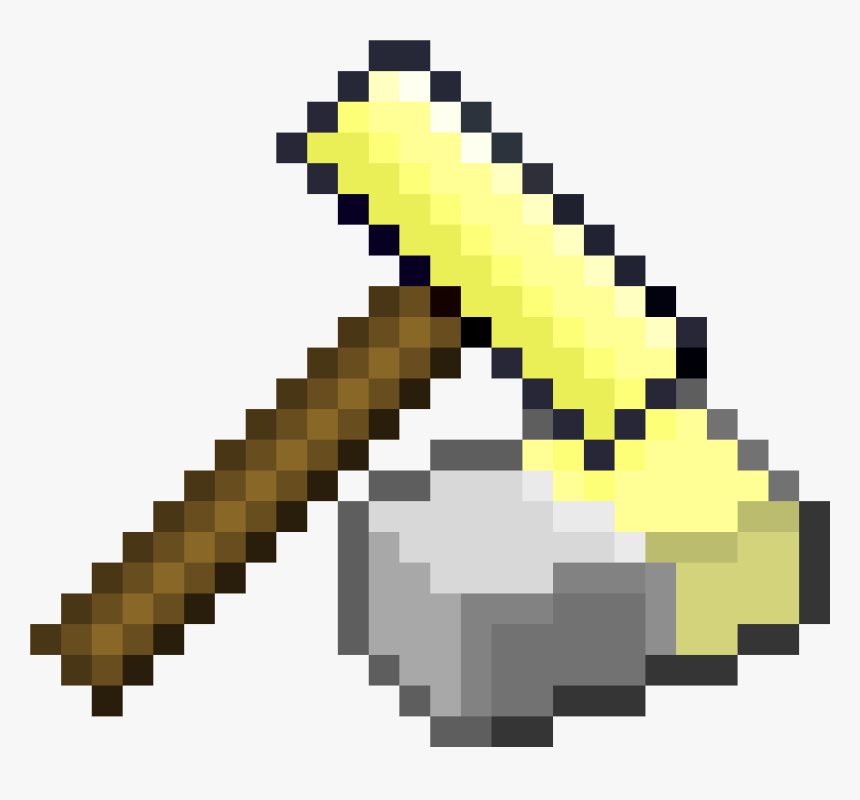 Transparent Improvement Png - Hammer Pixel Art Png, Png Download, Free Download