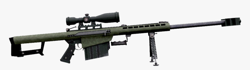 Barrett 50 Cal Sniper Rifle Transparent Background, HD Png Download, Free Download