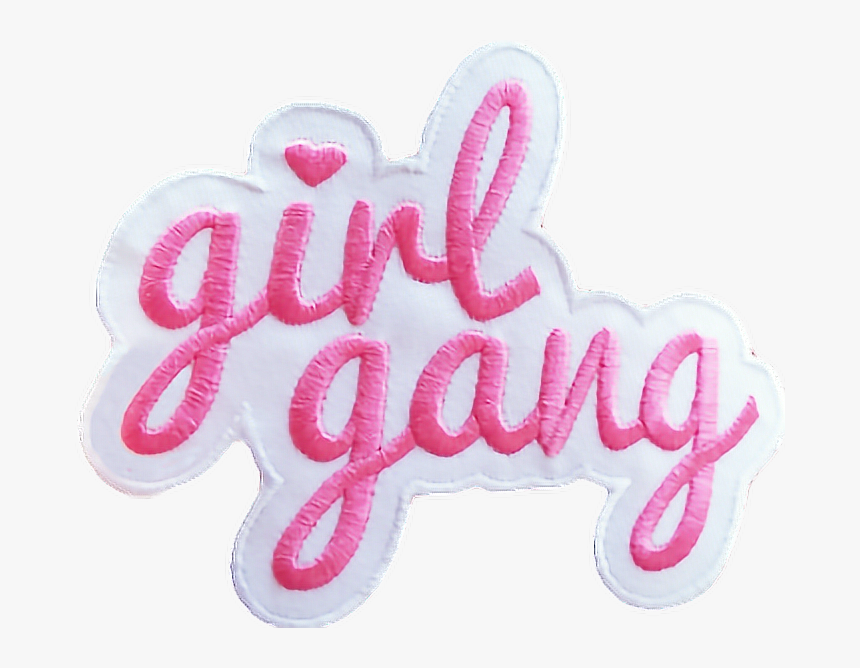 #girlgang #pink #girl #gang #tumblr #chica #purple - Transparent Tumblr Pins Png, Png Download, Free Download