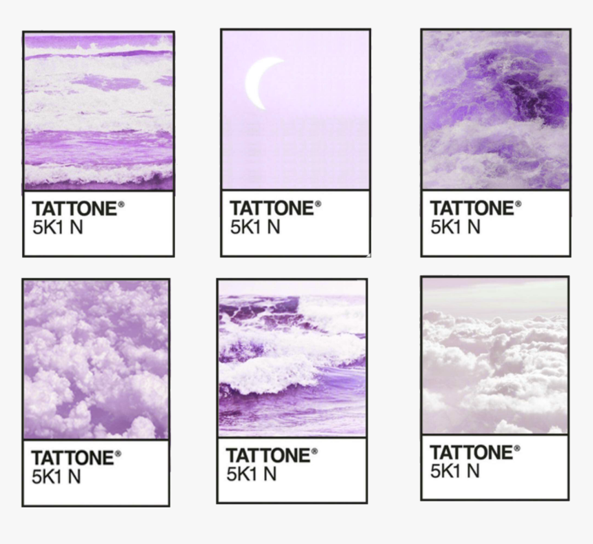 #purple #aesthetic #tumblr #collage - Pantone Aesthetic Png, Transparent Png, Free Download