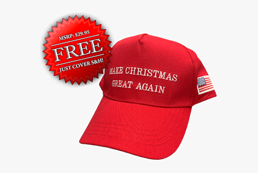 Free Make Christmas Great Again Hat - Baseball Cap, HD Png Download, Free Download