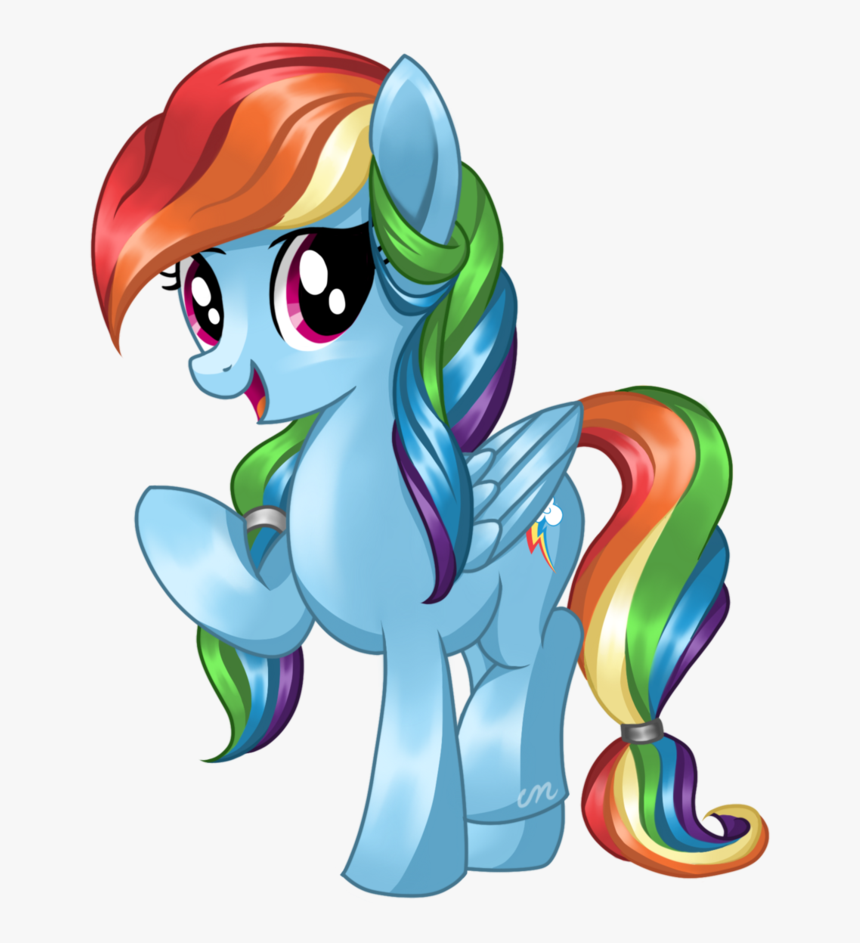 Mlp Rainbow Dash Mane Clipart , Png Download - My Little Pony Rainbow Dash, Transparent Png, Free Download