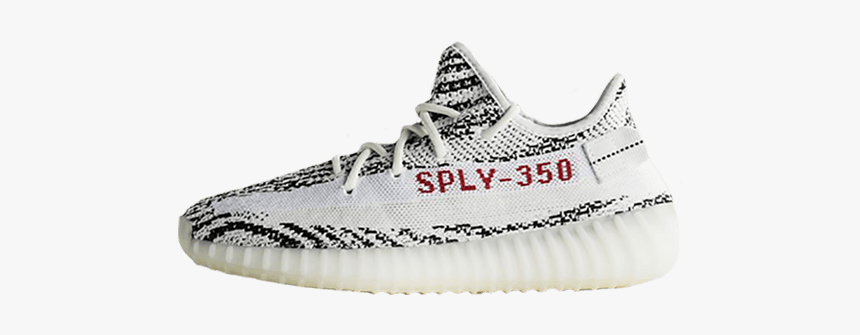Adidas Yeezy Boost 350 V2 White Red Zebra Cp9654 - Frozen Yellow Yeezy Png, Transparent Png, Free Download