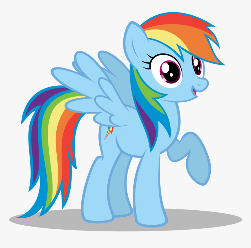 Classic Clipart My Little Pony - Rainbow Dash Little Pony Png, Transparent Png, Free Download