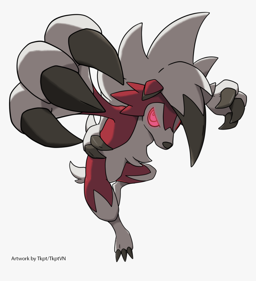 Transparent Lycanroc Png - Lycanroc Midnight Form Shiny, Png Download - kin...