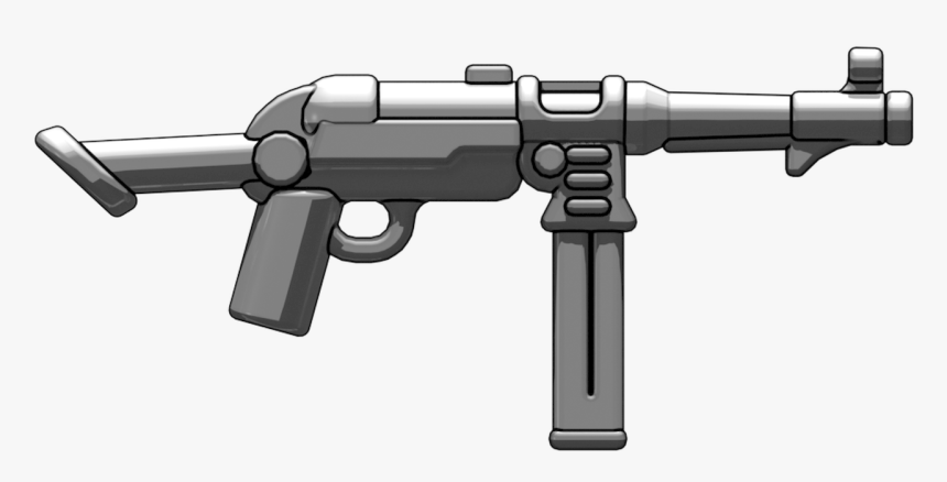 Brickarms Mp40 V2 - Mp 40 Cartoon, HD Png Download, Free Download