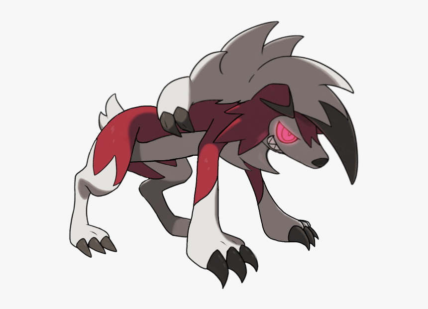 Quadruped Lycanroc Midnight - Pokemon Sol Y Luna Pokemons, HD Png Download, Free Download