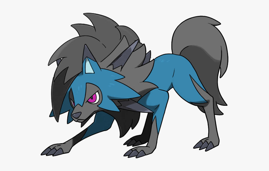 Shiny Lycanroc Dusk Form, HD Png Download - kindpng.