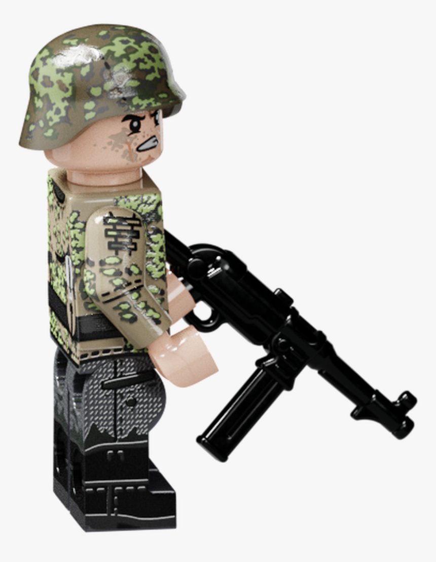 Wwii German Kursk Soldier With Mp40 - Brickmania Ww2 German Kursk, HD Png Download, Free Download