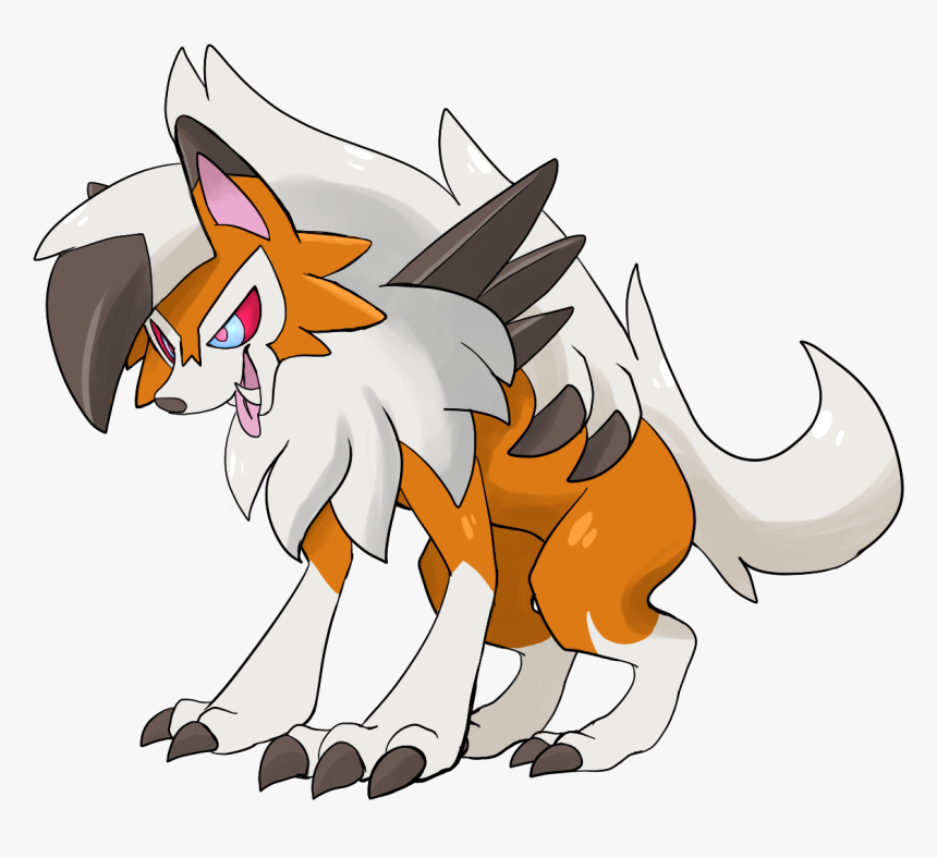 Fixed Dusk Lycanroc- Now Its Not Just A Midday That - Lycanroc Dusk Form Redesign, HD Png Download, Free Download