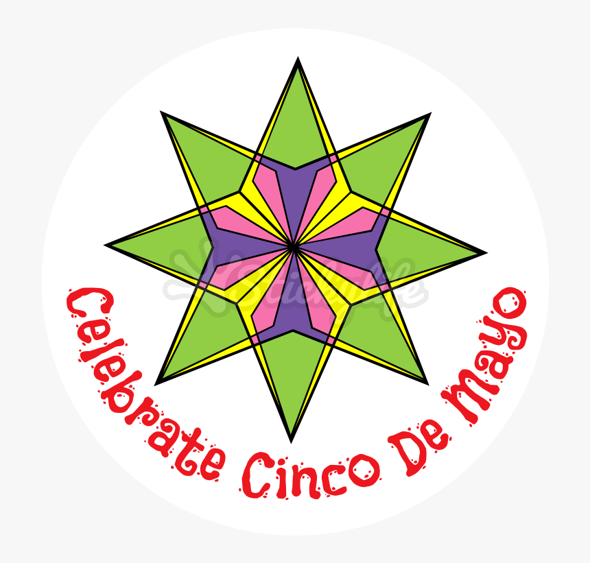 Celebrate 5 De Mayo Temporary Tattoo - Circle, HD Png Download, Free Download