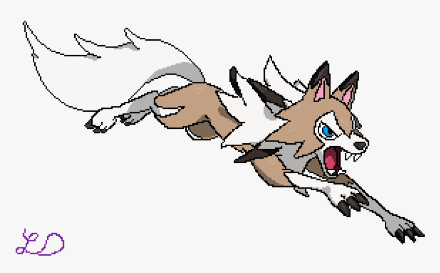 Wolf Pokemon Lycan Roc, HD Png Download, Free Download