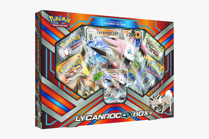 New Pokemon Trading Card Game Tcg Bewear Gx Box Collection - Pokemon Lycanroc Gx Box, HD Png Download, Free Download