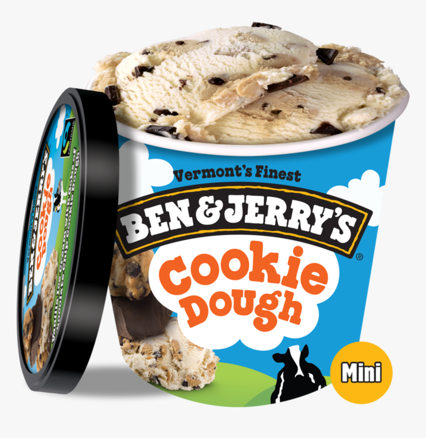 Ben & Jerry"s, Chocolate Chip Cookie Dough Cups - Ben And Jerrys Ice Cream, HD Png Download, Free Download