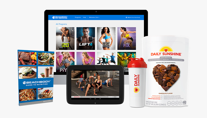 Beachbody On Demand Daily Sunshine Challenge Pack - Beachbody On Demand Mega Challenge Pack, HD Png Download, Free Download