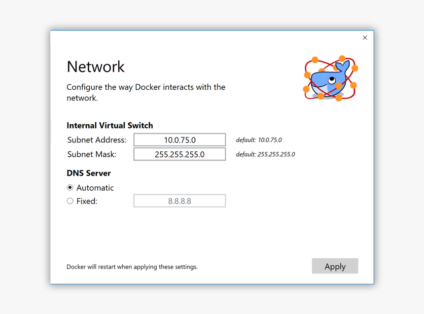Network Settings - Docker, HD Png Download, Free Download